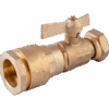 robinet avant ou après compteur droit et équerre pour tube pe, pvc joint large