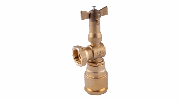 robinet avant ou après compteur droit et équerre pour tube pe, pvc joint large