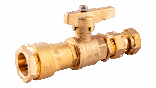 robinet avant compteur droit et équerre extensible joint large