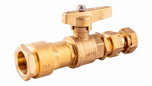 robinet avant compteur droit et équerre extensible joint large