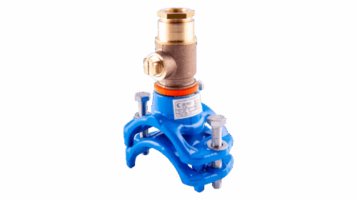 robinet de prise perdue abs joint large et collier intégré