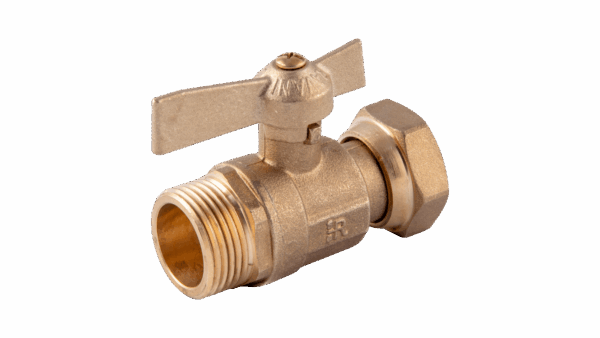 Robinet de compteur droit abs dn20 mâle1"EP1"